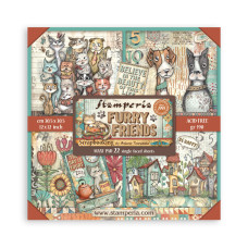 Stamperia - Furry Friends - 12"x12" Single Sided Pad